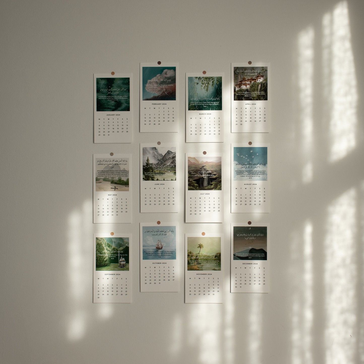 'Dhikr in nature' Calendar Set