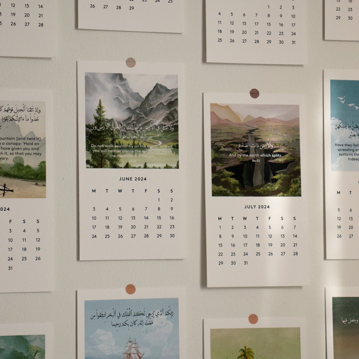 'Dhikr in nature' Calendar Set