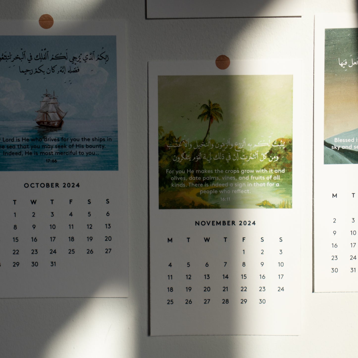 'Dhikr in nature' Calendar Set